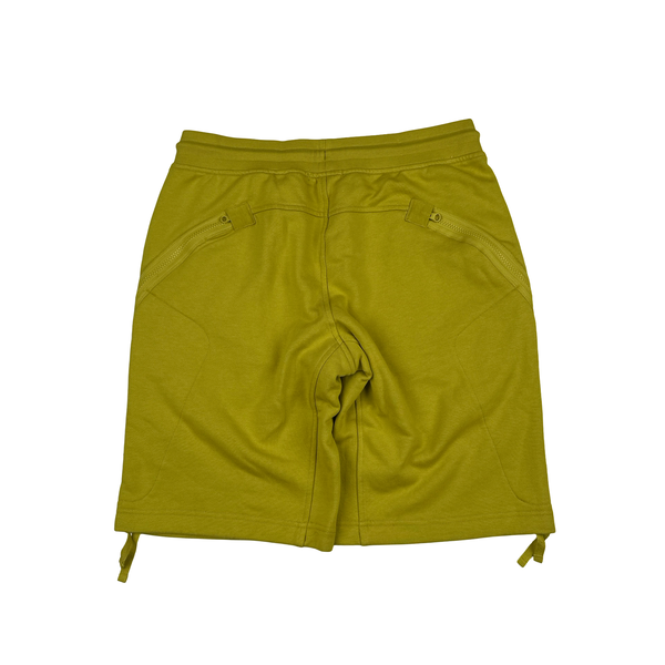 CP Company Green Cotton Lens Viewer Shorts - Small