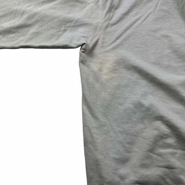 Stone Island 2018 Cream Cotton Hoodie - Medium