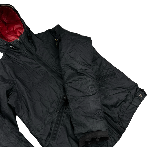 Stone Island 2009 Black Down Filled Puffer Jacket - Small
