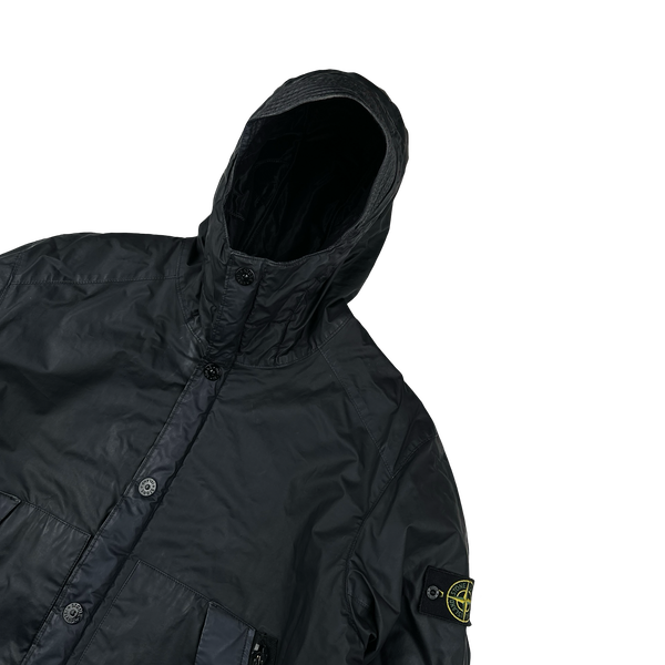 Stone Island 2013 Mussola Gommata Navy Quilted Jacket - XXL