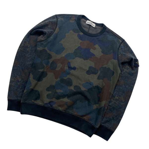 Stone Island 2013 Camo Sweatshirt - Medium