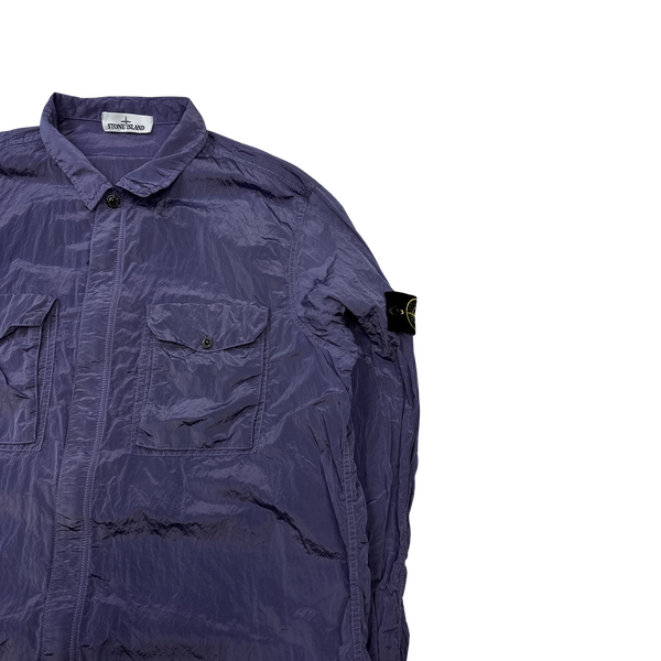 Stone Island 2015 Purple Nylon Metal Overshirt - 3XL