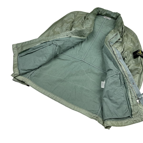 Stone Island 2009 Pale Green Multipocket Raso Jacket - Large