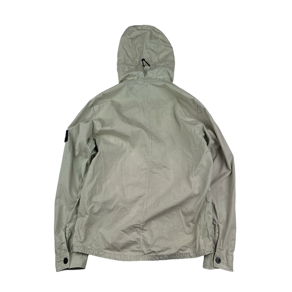 Stone Island 2018 Grey Hooded Overshirt - Large – Mat's Island