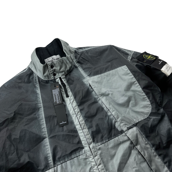 Stone Island 2023 Hand Sprayed Mussola Gommata TC Jacket - Medium