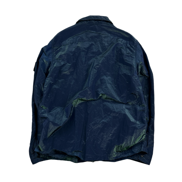 Stone Island 2017 Blue Green Weft Overshirt - XXL