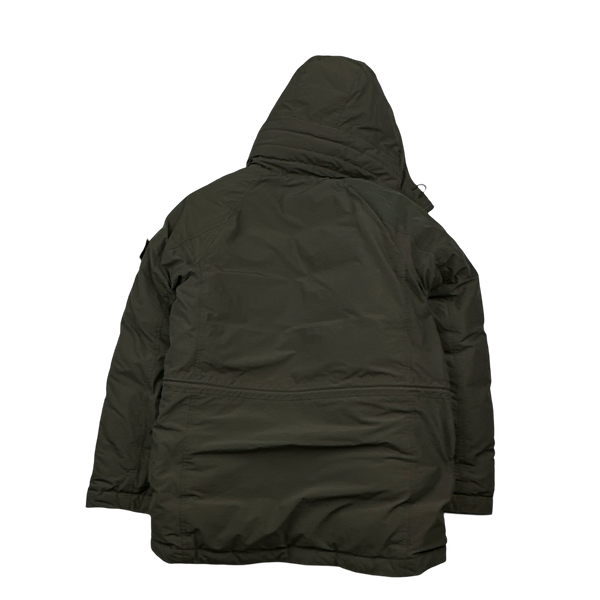 Stone Island 2013 Khaki Micro Reps Down Filled Winter Jacket - Medium