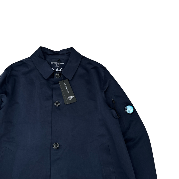 CP Company x Armani Navy Long Lens Viewer Jacket XXL