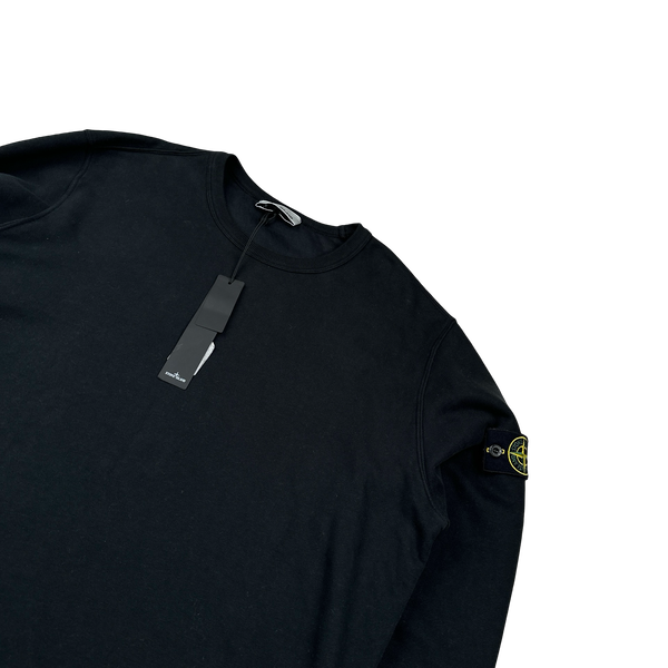Stone Island 2023 Black Crewneck Jumper - XXL