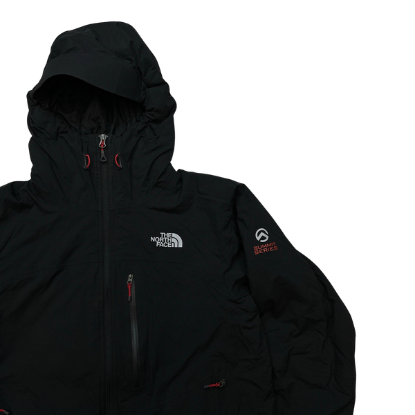 North Face Black Summit Series Down Padded Rain Jacket - Small