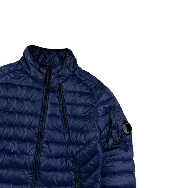 CP Company Blue Lens Viewer Puffer Jacket - Small