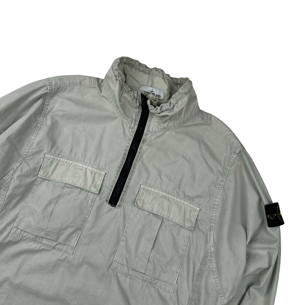 Stone Island 2020 Grey Smock Pullover Overshirt - Medium