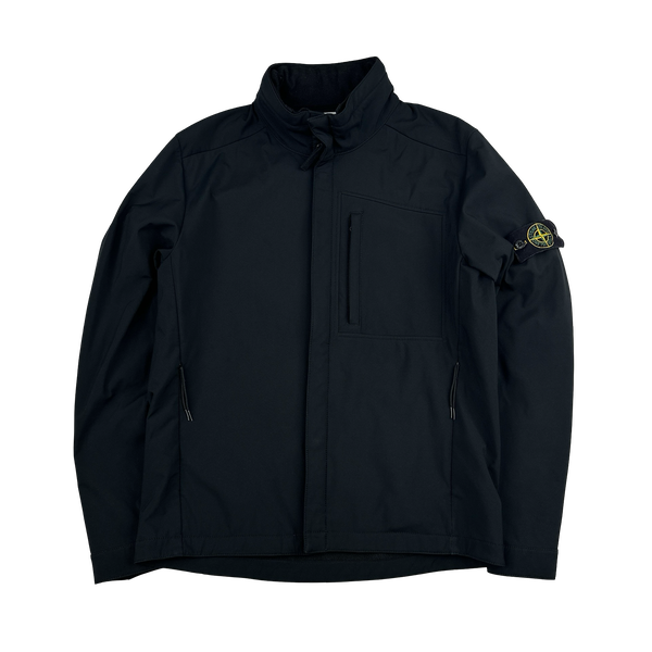 Stone Island 2016 Black Fleece Lined Soft Shell R Jacket - Large