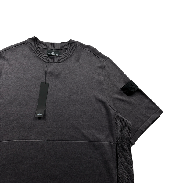 Stone Island 2018 Brown Shadow Project Knitted Short Sleeve