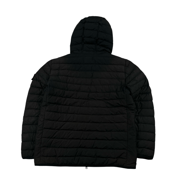Stone Island 2021 Black 0-Cotton R Nylon Tela Puffer Jacket - XL