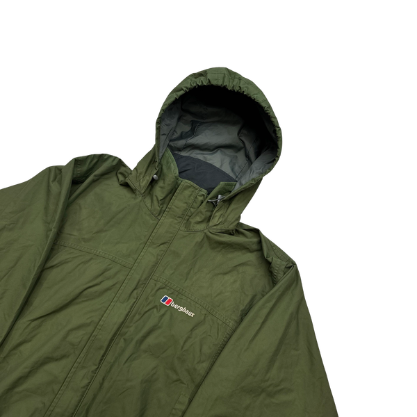 Berghaus Khaki Mesh Lined Raincoat - Small