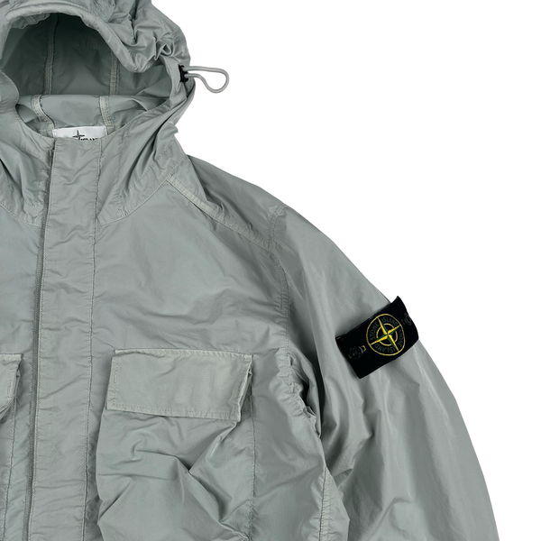 Stone Island 2017 Ice Blue David Tela Light TC Field Jacket - Large