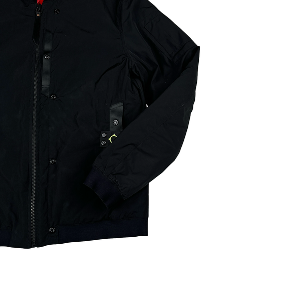 Ma Strum Black Multi Pocket Bomber Jacket - Small