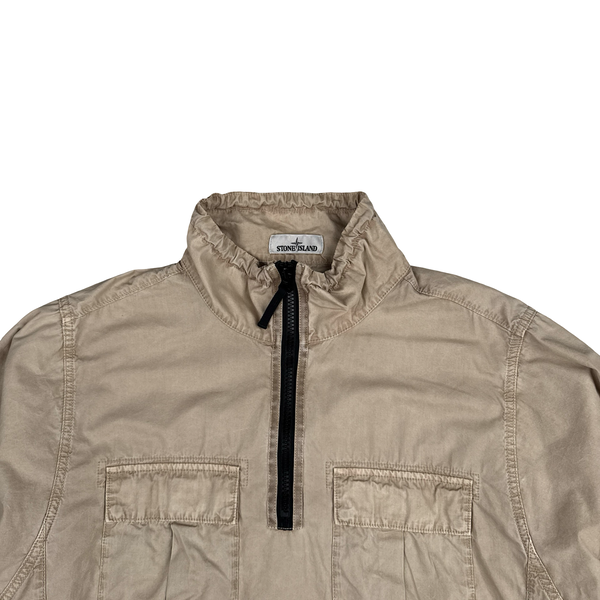 Stone Island 2020 Tan Smock Pullover Overshirt - Large