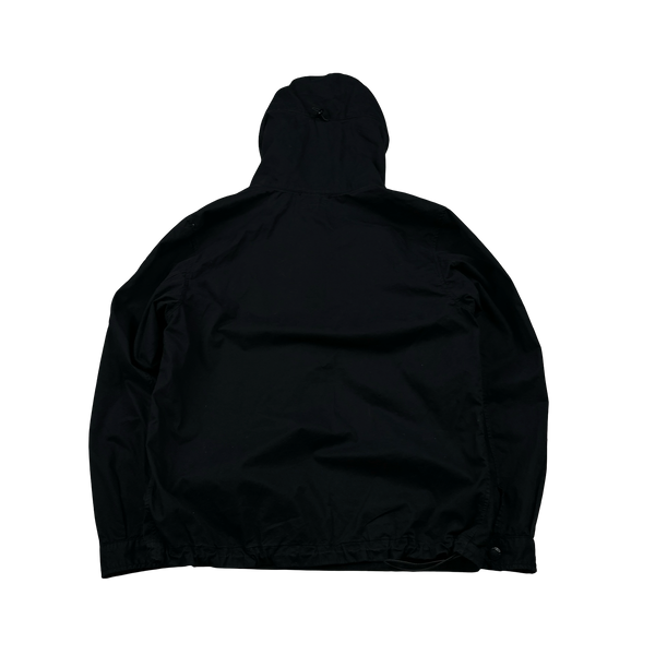 CP Company Black Pullover Cotton Smock Jacket - Small