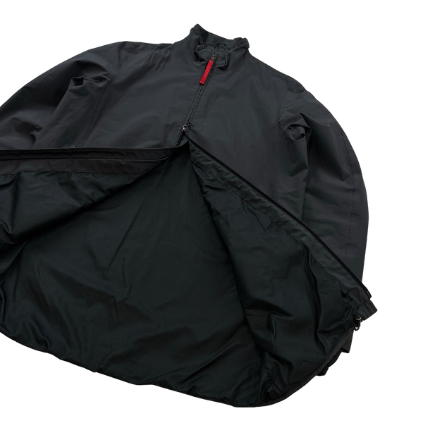Prada Grey Goretex Long Jacket - Large