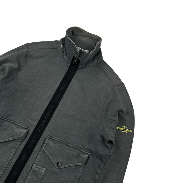 Stone Island 2004 Cotton Compact Zipped Jacket - Medium