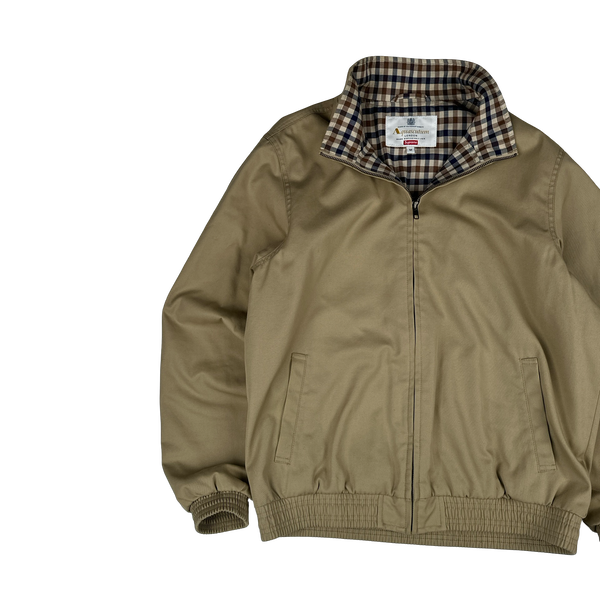 Aquascutum X Supreme Classic Checked Waterproof Harrington Jacket - Medium