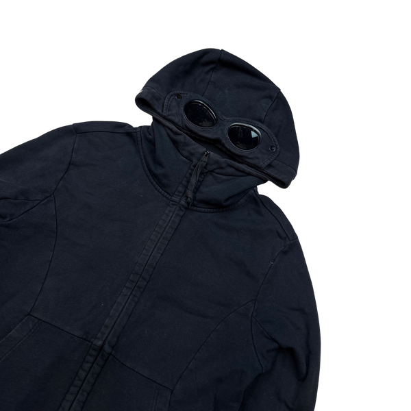 CP Company Navy Goggle Hoodie - Large