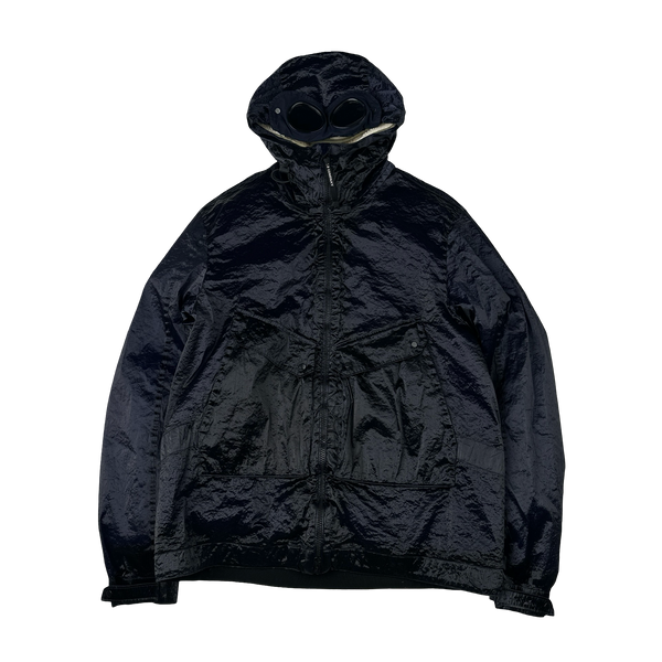 CP Company Navy Kan D Sherling Lined Goggle Jacket - XL