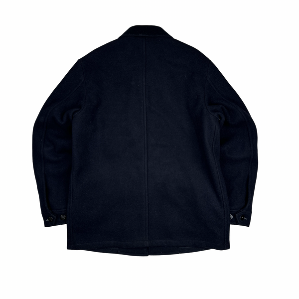 Stone Island 2003 Vintage Wool Trench Coat Jacket - XL