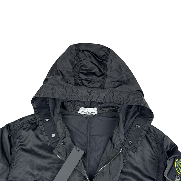 Stone Island 2021 Black Nylon Raso TC Multi Pocket Jacket - Medium