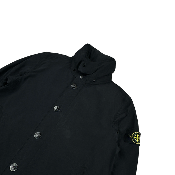 Stone Island 2011 Black Micro Reps Lightweight Field Jacket - Medium