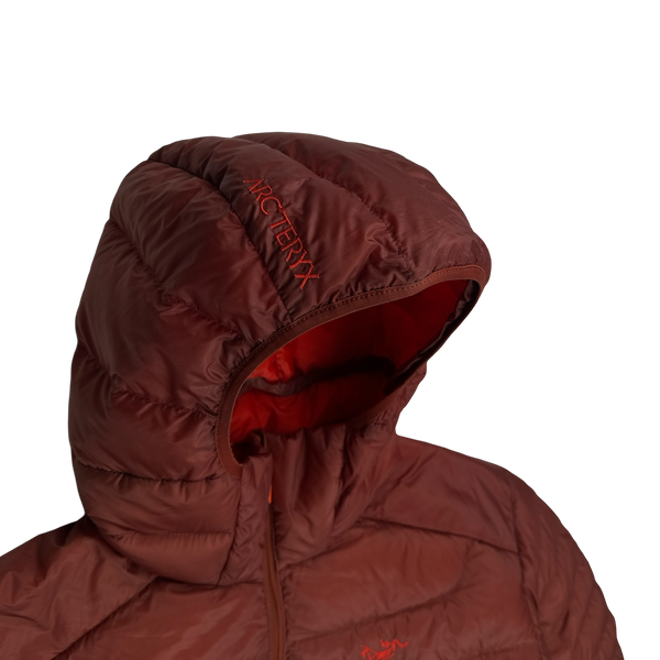 Arcteryx Red Cerium SL Down Filled Zipped Hooded Jacket - XL