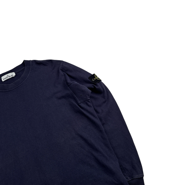 Stone Island 2015 Navy Cotton Crewneck Jumper - XL – Mat's Island