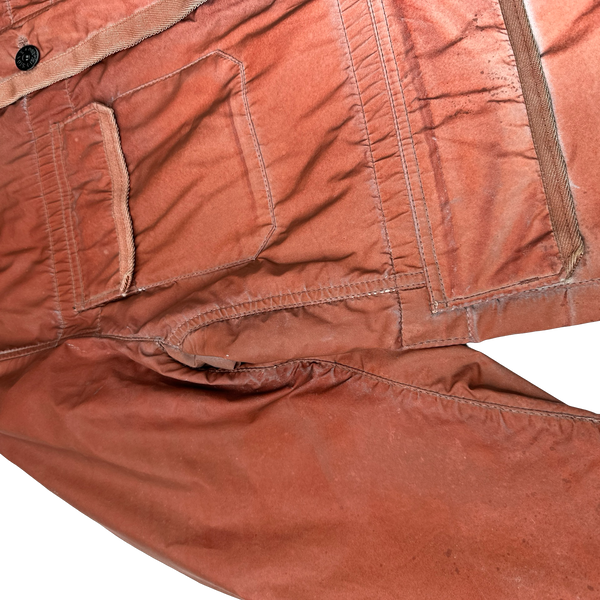 Stone Island 2012 Red Liquid Reflective Field Jacket - XL