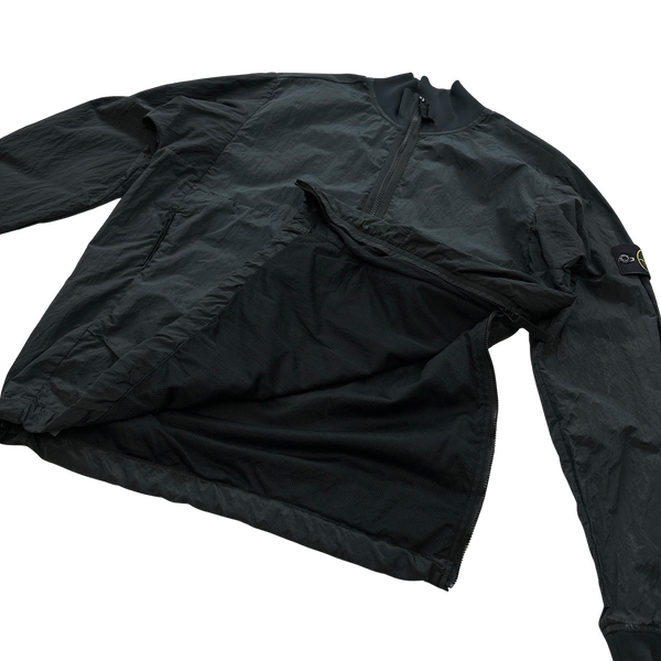 Stone Island 2017 Nylon Metal Half Zip Pullover - Large