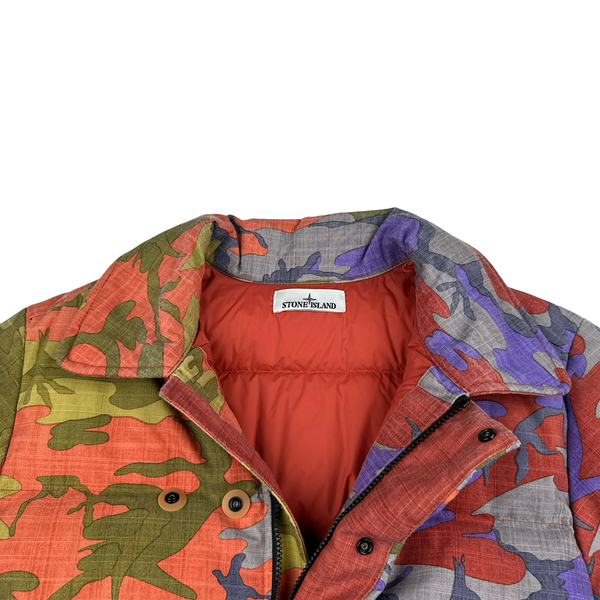 Stone Island 2022 Heritage Camo Down Filled Puffer Jacket - Medium