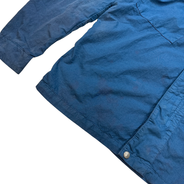 CP Company Blue Nylon / Cotton Blend Goggle Jacket - XXL