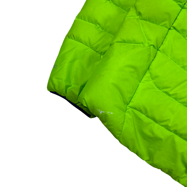 Ralph Lauren Performance Neon Green Down Filled Puffer Jacket - Large