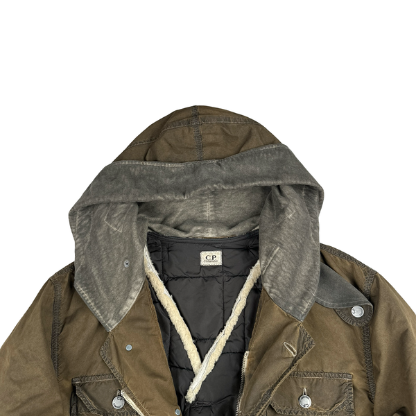 CP Company 2006 Tinto Terra Brown Multi Pocket Lined Jacket - 3XL