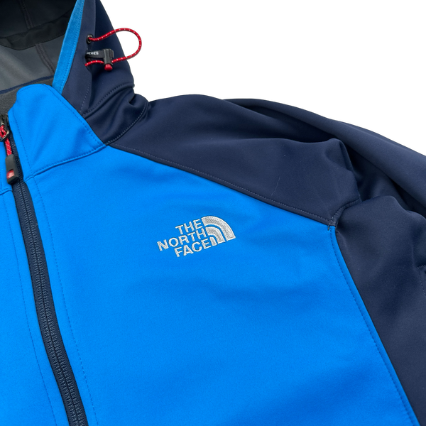 North Face Blue Windstopper Summit Series Waterproof Shell Jacket - Small