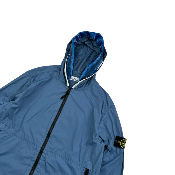 Stone Island 2022 Blue Nylon Skin Touch TC Jacket - Large
