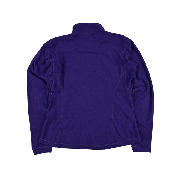 Arcteryx Women's Purple Polartec Stretch Zip Up Jumper - Medium