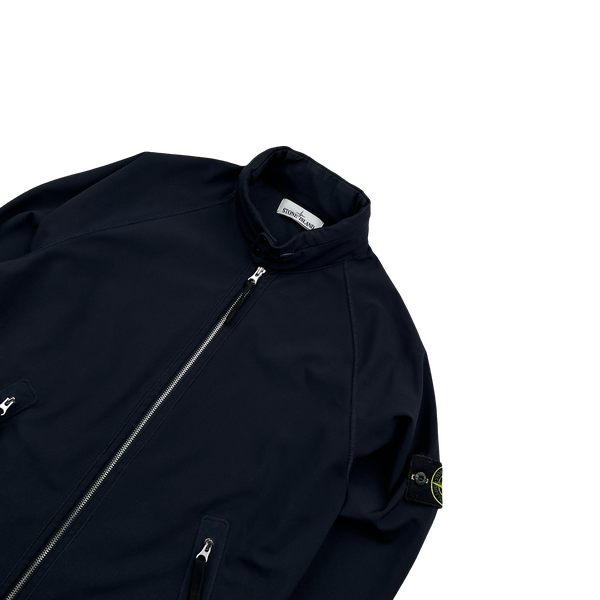 Stone Island 2018 Dark Navy Light Soft Shell R Jacket - Small
