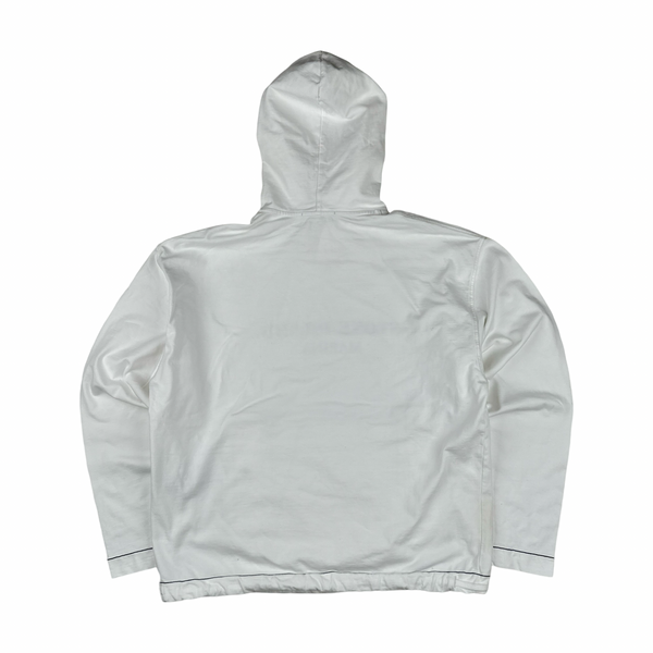 Stone Island Marina 2024 White Overdyed Hoodie - Medium