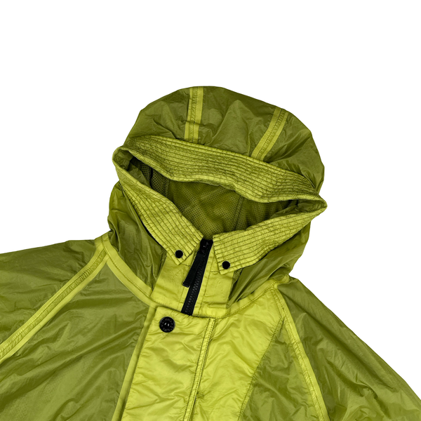 Stone Island  Hyperlight Yellow Lightweight Hooded Parka Jacket - XXL