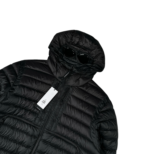 CP Company Black Down Filled DD Shell Goggle Puffer Jacket - XXL