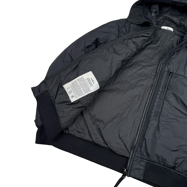 Stone Island 2019 Black Crinkle Reps NY Jacket - XL
