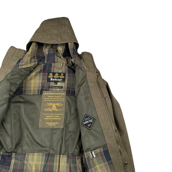 Barbour Tokito Yoshida 2012 Gore-Tex Flannel Lined Hooded Jacket - Small