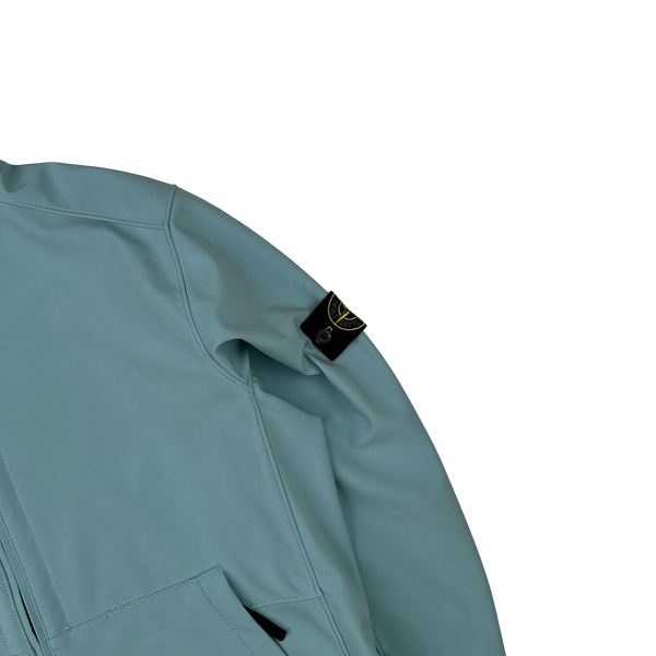 Stone Island 2017 Baby Blue Light Soft Shell R Jacket - XL